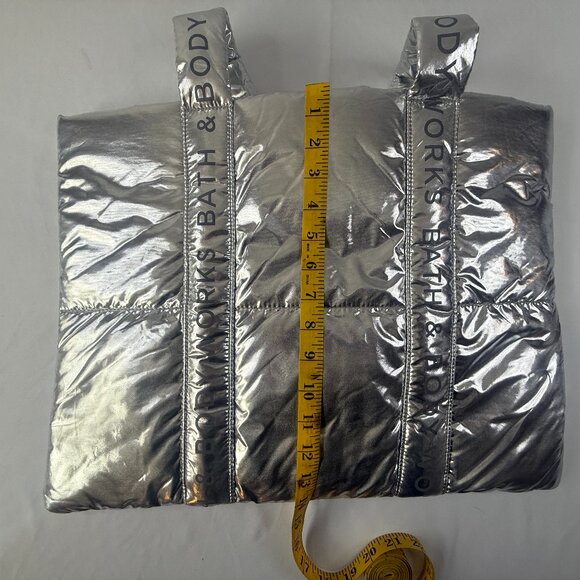 Bath & Body Works Puffy Handbag Silver - Picture 4 of 4